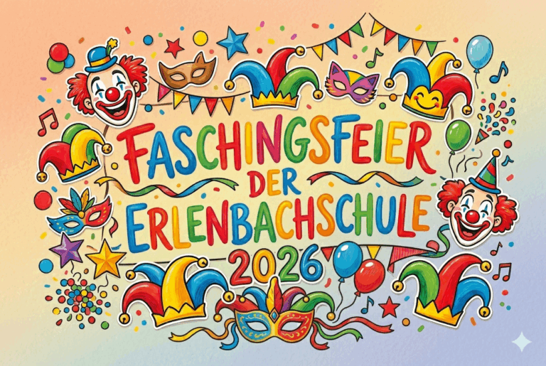 Bunte Faschingsparty an der Erlenbachschule
